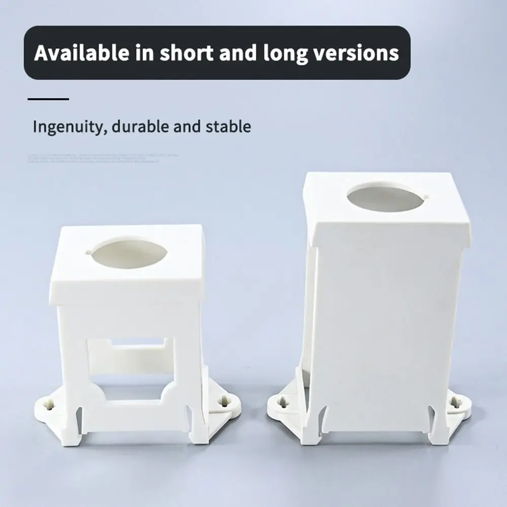 1Pcs 22mm Push Button Switch Bracket Slide Rail Round Emergency Stop Seat Base LA38 Button Protective Cover