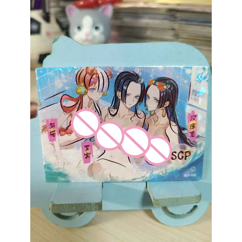 Anime One Piece SCP Cards Boa Hancock Uta Nami Yamato Nico Robin Collectible Cards Christmas Birthday Gifts Children's Toys view 6