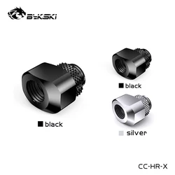 Bykski 360 Rotary 10/15/20/25MM Offset Fittings For Computer Water Cooling Loop Build,G1/4