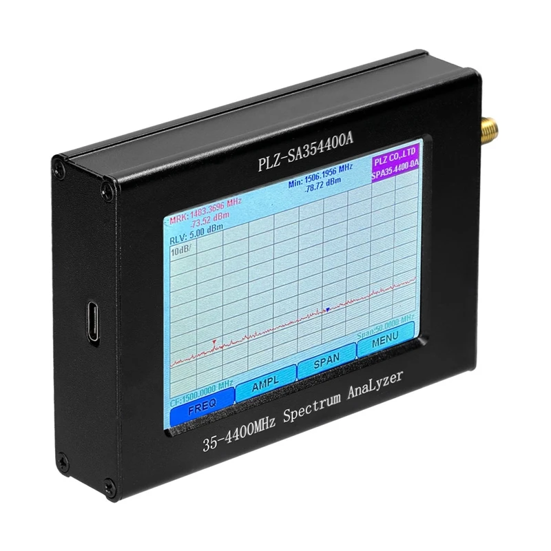 PLZ-SA35-4400-A1 Spectrum Network Analyzer Signal-Source Tracking-Source 35-4400Mhz Amplitude Bandwidth Frequency LCD