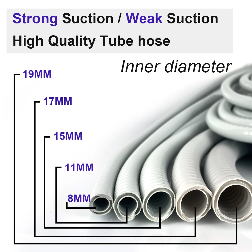 Dental Strong Suction/ Weak Suction Tube Hose Pipe  Germany Inner17mm15mm11mm 8mm For DentalUnit KV Sirona Durr Whitening