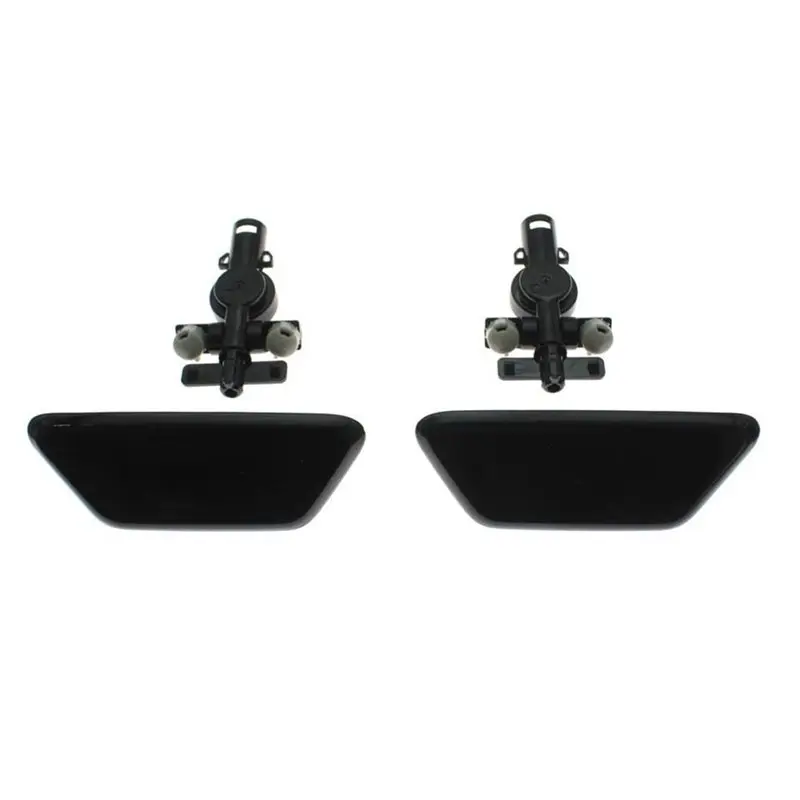 Set Headlight Washer Spray Nozzle Cover Cap With Connector Holder For Subaru Outback 2013-2014 For Legacy GT 2010-2014