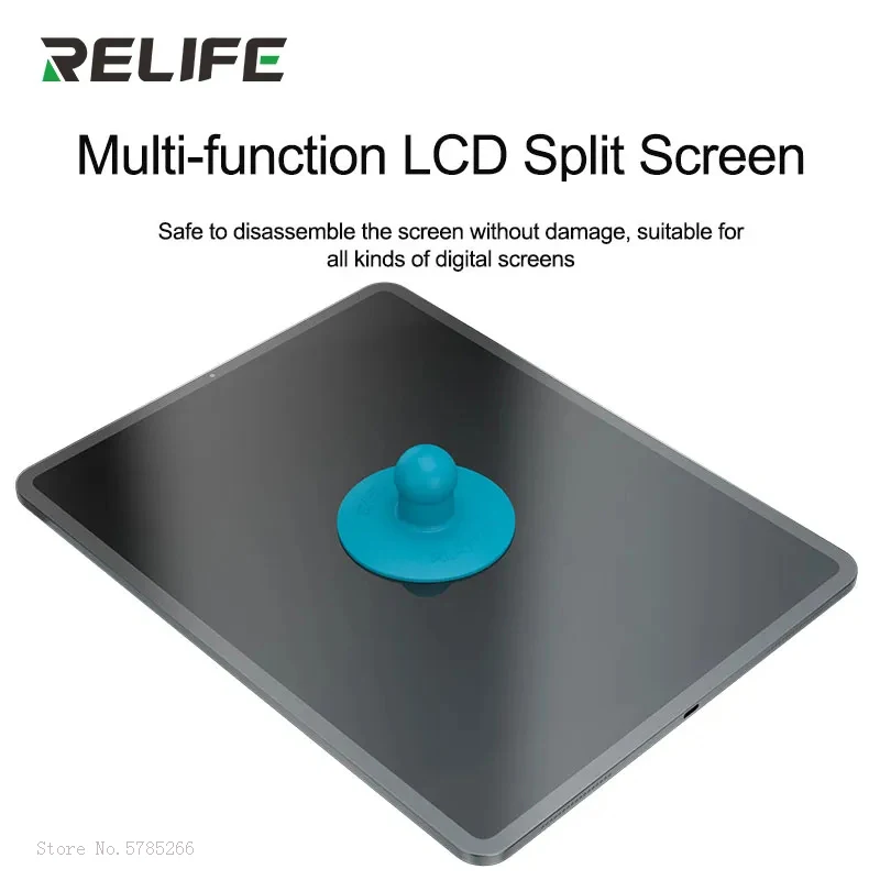 RELIFE RL-079A Sucker para LCD Split Screen, forte sucção, adsorção a vácuo, silicone para desmontagem do telefone, Tablet Tool, alta qualidade