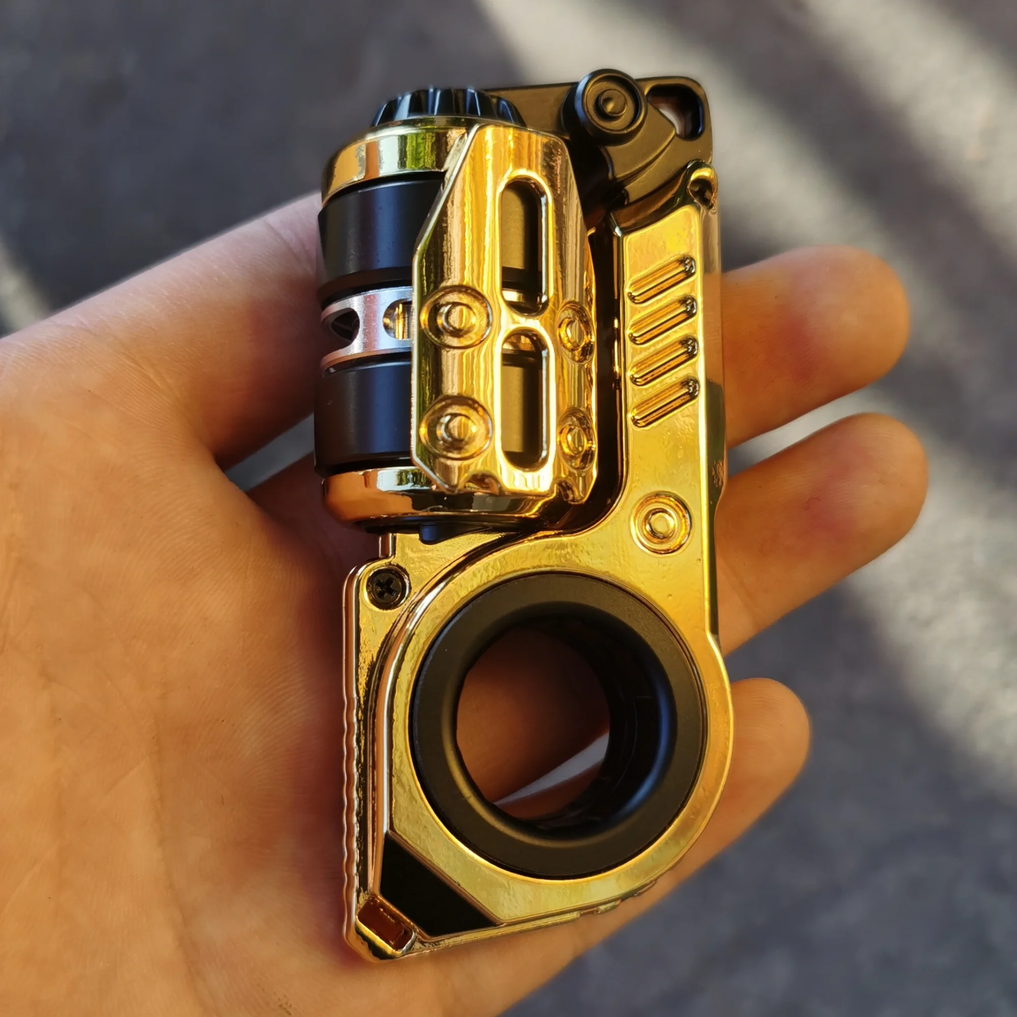 EDC Fidget Sliders Fidget Toys Tuning Fork Magnetic Push Egg Mechanical Ratchet Crisp Sound Cyber Core Multi-functional Toys