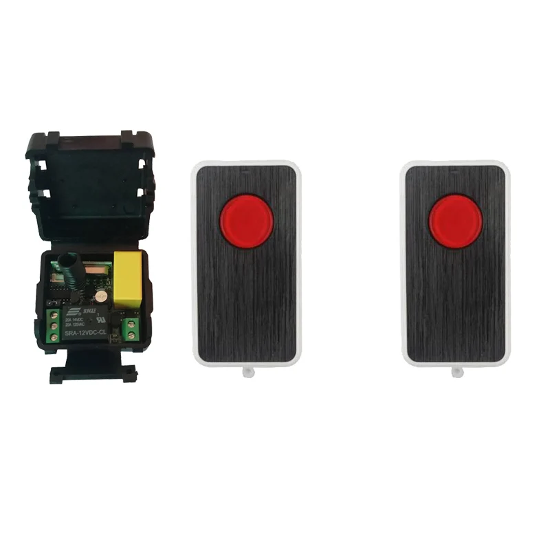 Wireless Remote Control Light Switch AC220V 1CH 10A Relay Output Radio Receiver Module+Belt buckle Transmitter garage door lamp