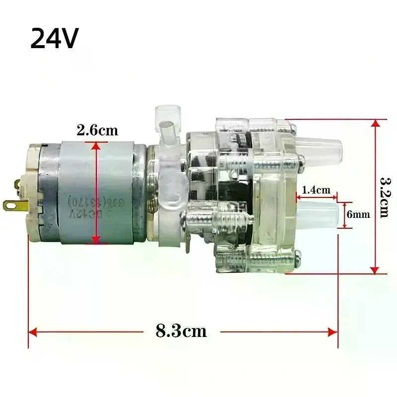 【New】1Pcs High Temperature Resistant 100 Degree Diaphragm Self-Priming Mini Water Pump 12V/24V For Tea Machine And Fish Tank