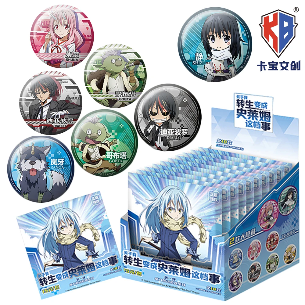 

Genuine KABAO That Time I Got Reincarnated As A Slime Anime Peripheral Distinctive Pendant Collectible Badges Kids Funny Gifts