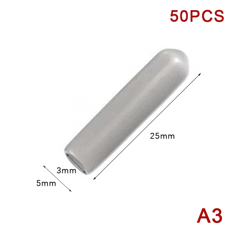 50pcs Dishwasher Rack Caps Tip Tine Cover Cap Flexible Round End Caps Protective Sleeves For Sharp Article To Prevent Collision