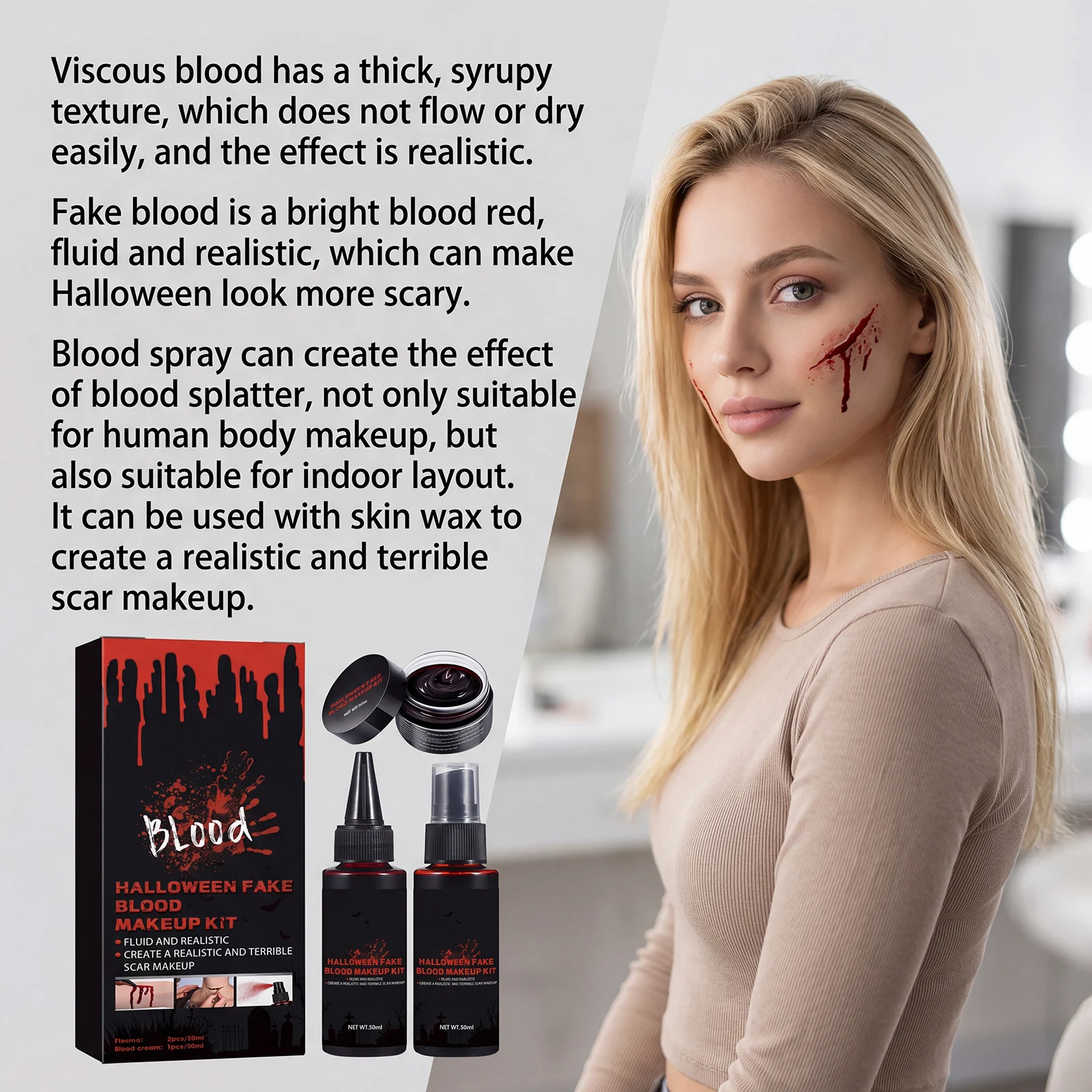 Kit Trucco Sangue Finto per Ha - Body Paint Sfx recensione e prezzo