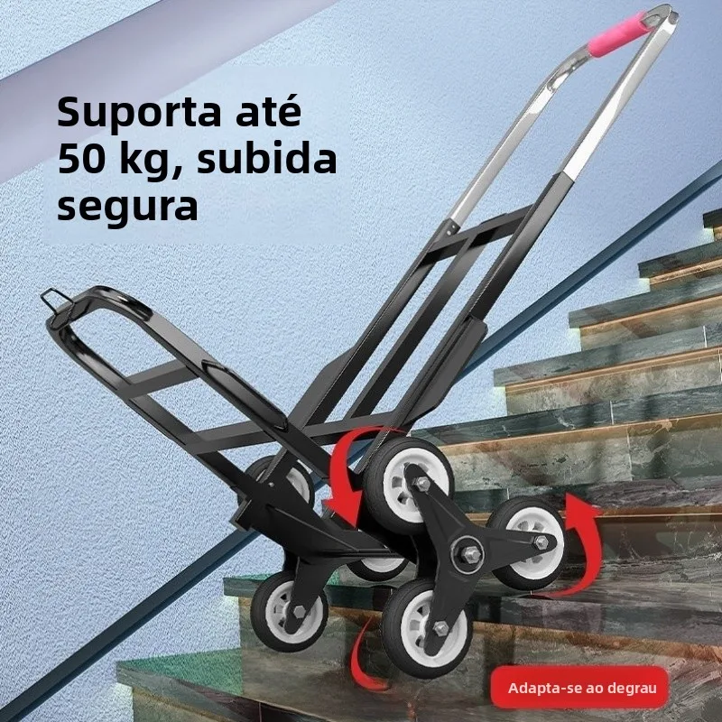 portable-non-stair-climbing-hand-pulled-moving-cart-for-up-and-downstairs-household-use-stainless-steel-foldable-sho