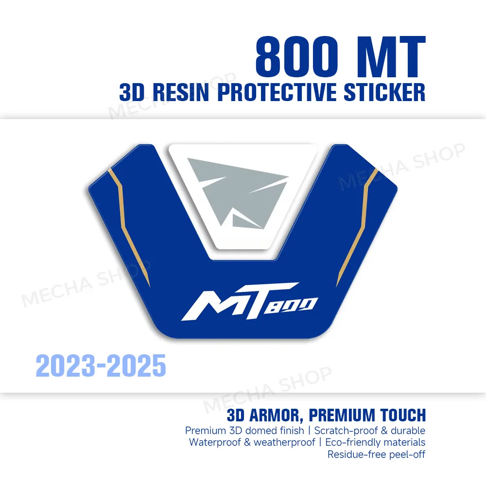 For CF MOTO 800 MT Explore 2023-2025 Motorcycle Accessories 3D Resin Sticker Protection Kit Front Decal