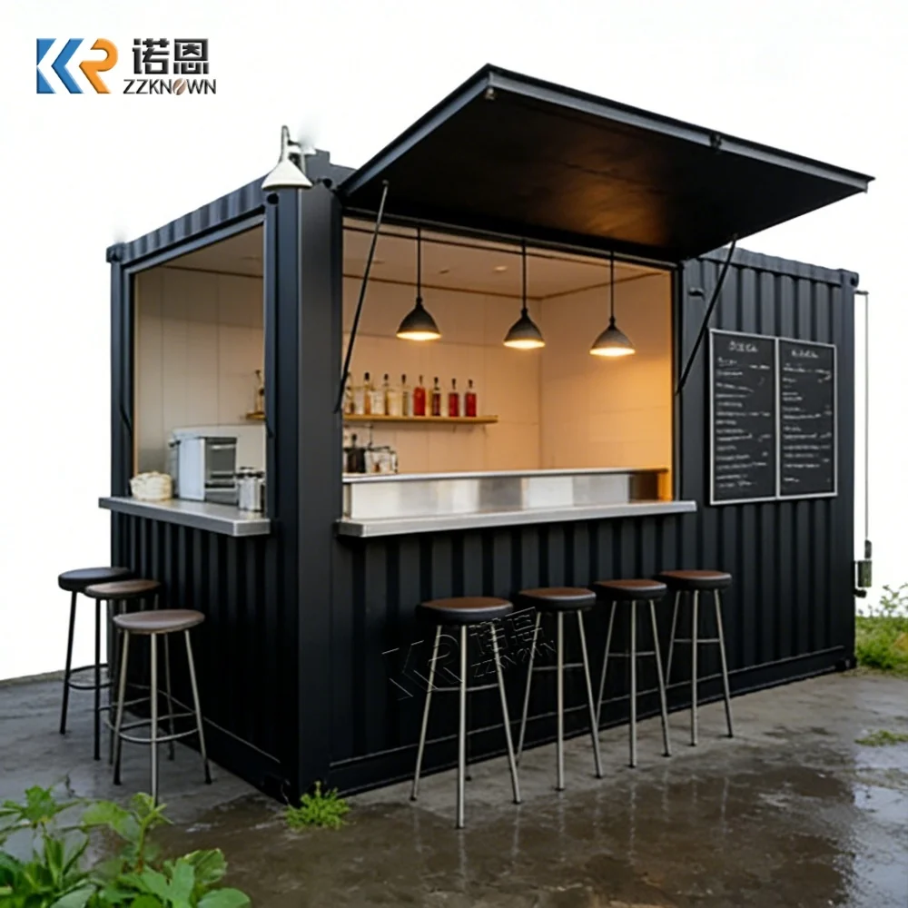 20/40ft Expandable Portable Modern Bar Container Coffee Beer Bar Container Foldable Custom Container Restaurant