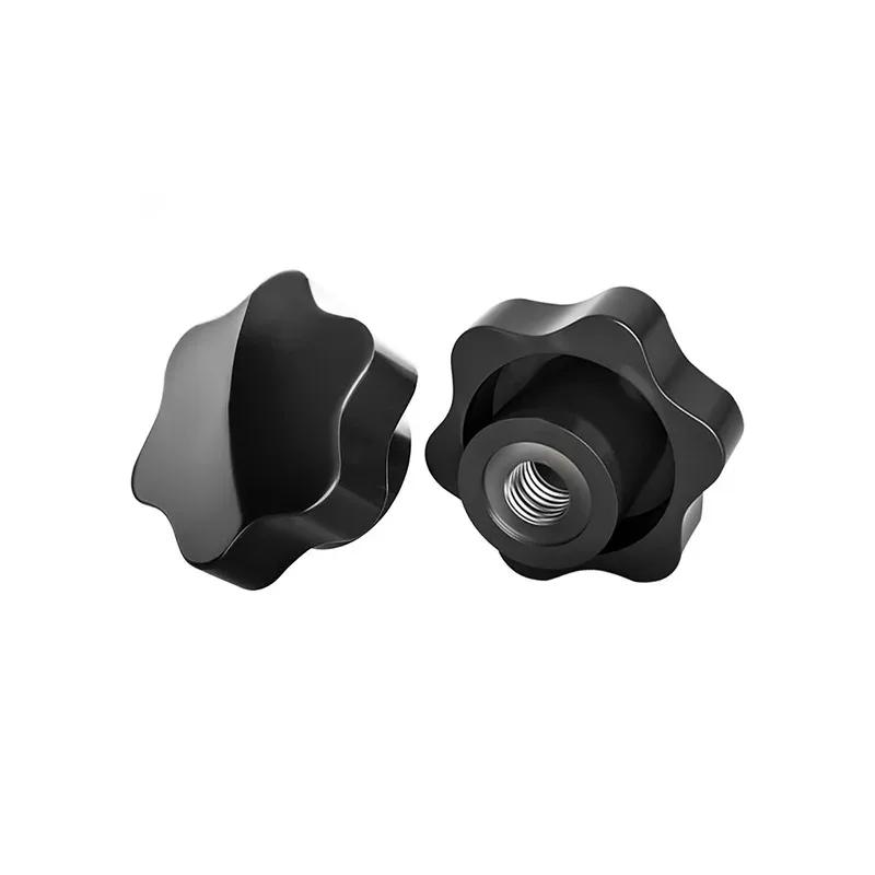 Rubber Jupiter Handle Nut Plum Blossom Design For Easy Hand Tightening M4 M5 M6 M8 M10 M12