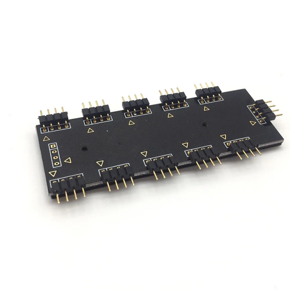 마더 보드 RGB 허브, 선풍기 허브, 5V, 3 핀, 1 개