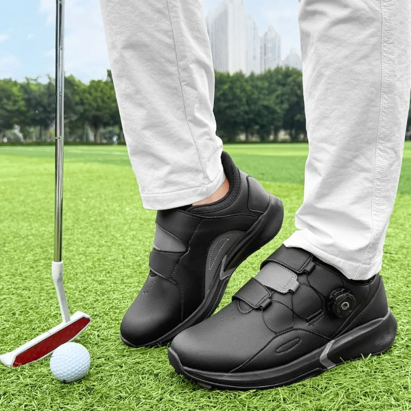 Luxury Brand Golf Shoes for Men Gray Black Leisure Sport Shoe Designer Golf Sneakers Man Anti Slip Golf Training Shoes Mens