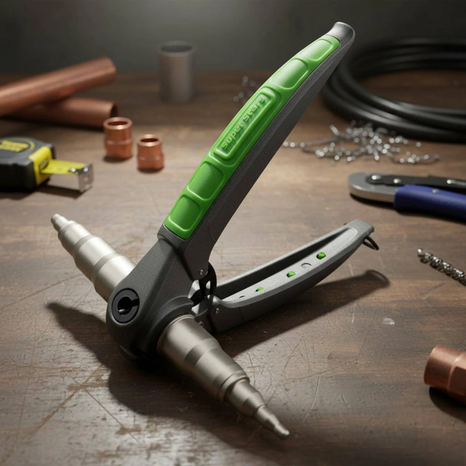 

Copper Tube Expander Portable Manual Tube Expander Handheld Pipe Flaring Tool Comfortable Grip for Workshop