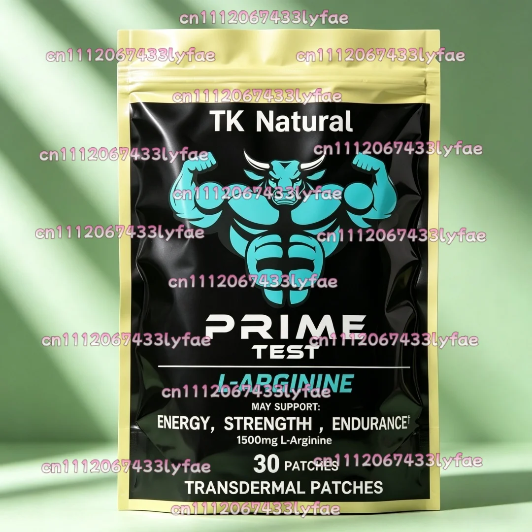 30 Patches L-Arginine Transdermal Patches Support Blood Flow, Energy, Strength, Endurance