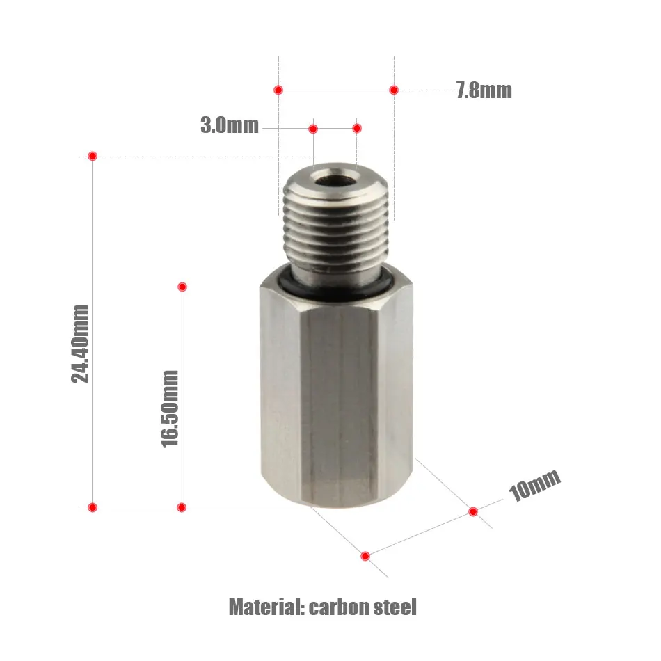 NFOX Mountain Road Bicycle Hydraulic Brake Oil Pipe Accessories Handle Extension Screw Copper Sleeve Oil Needle Repair Parts