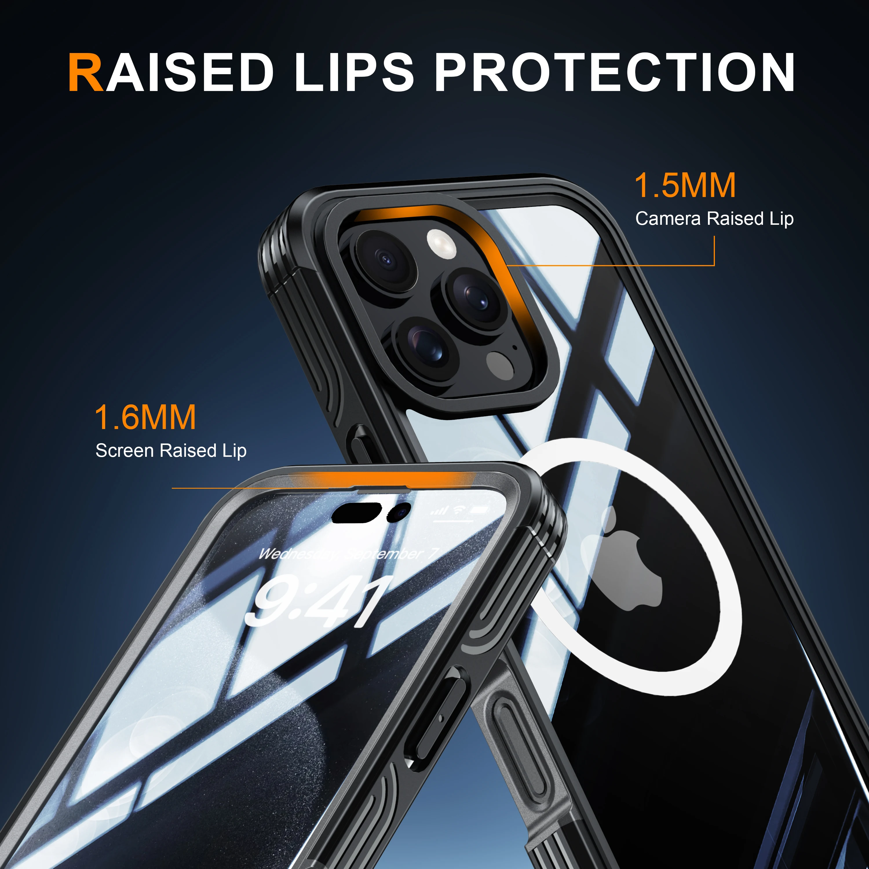New product hot sale Shockproof Dustproof Dropproof Wireless Magnetic High Quality Phone Case For iphone16 15plus 15pro 15promax