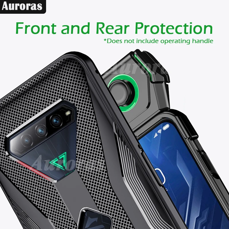 Auroras Soft Case for Black Shark 5 4 Pro RS Shockproof Cross Design Heat Dissipation Case For Xiaomi Blackshark 5 RS 4 Cover 3