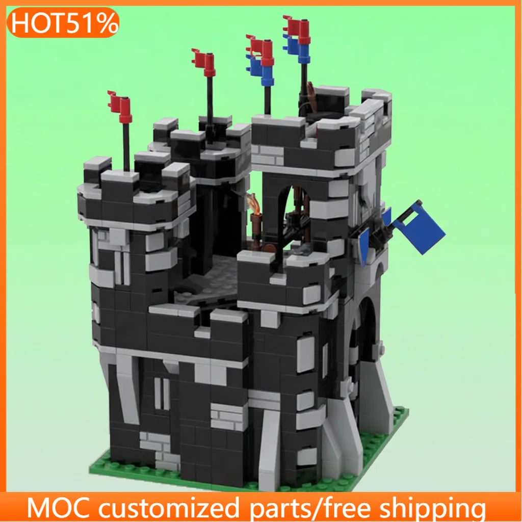 

687 PCS Medieval Forest MOC Customize Modular Building Block Brick Technology Kids Design Educational DIY Festival Toy Gift