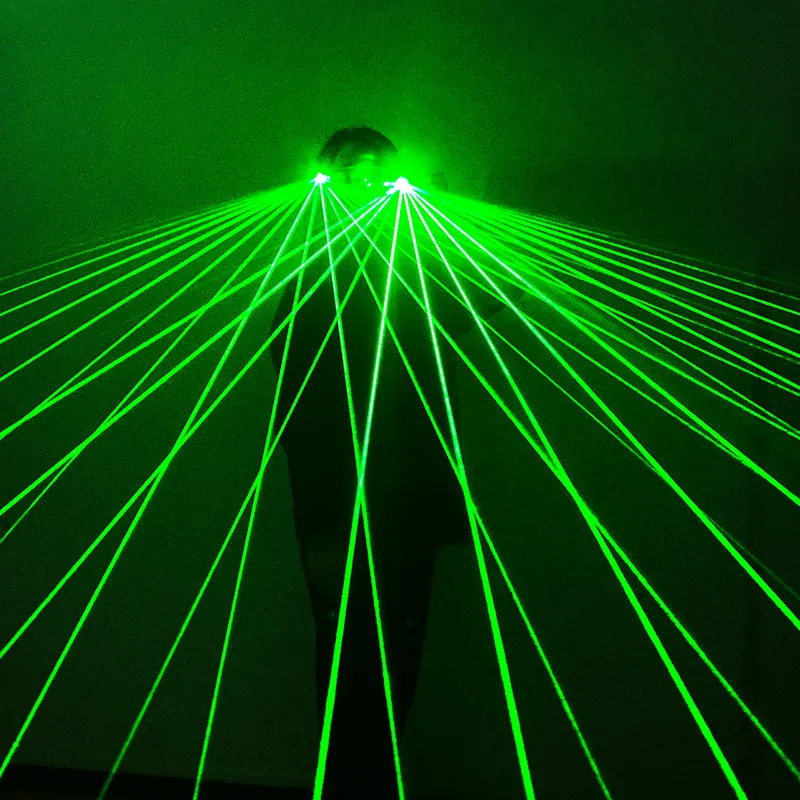 Green/Red/Blue Laser Glasses Stage Performance Christmas Gifts DJ Bar Flash Props Dancing Equipment