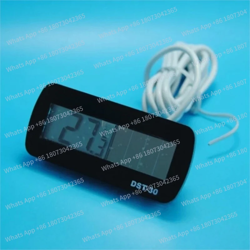 

Embedded Digital Solar Thermomete Dual Solar-powered Electronic Metal Case 1m Cable