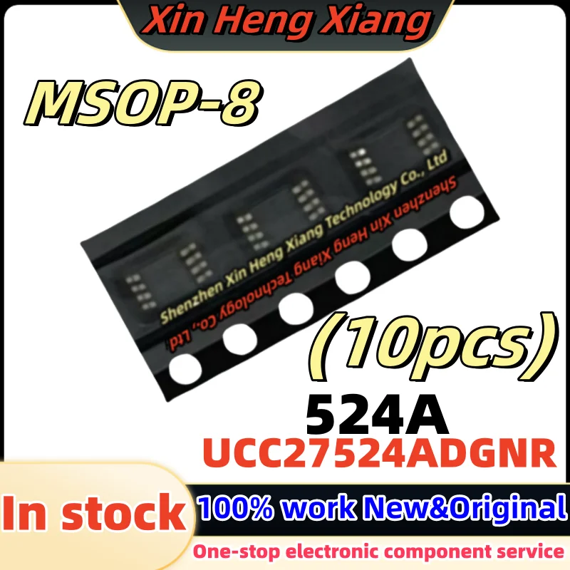 

(10pcs) 524A UCC27524ADGN UCC27524ADGNR msop-8