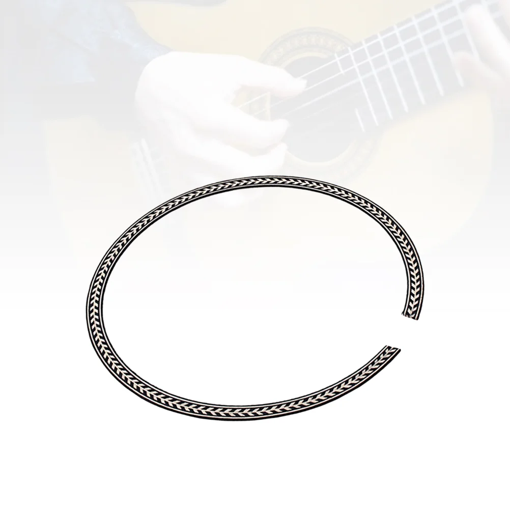 GXB12 Rosewood Guitar Rosette Curved Strips Guitar Sound Hole Inlay Guitar Decals 1075mm guitar rosette decal