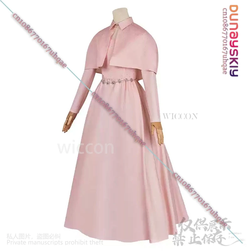 Anime Movie Agathaa Cosplay Lilia Costume Women Girls Pink Dress Lolita Belt Shawl Outfits For Halloween Christmas Customized