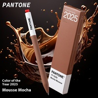 KACO PANTONE 2025 Mocha Mousse Annual Representative Color Gel Pen,Variety Of Colors 00-25 Year Kawaii Love Signature stylos 0.5