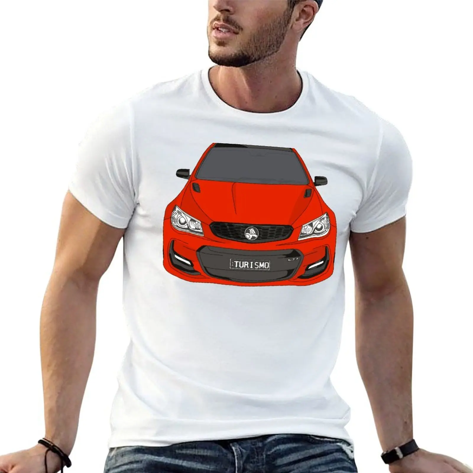 Holden SSV redline, RedHot T-Shirt blacks Man t-shirt black t shirts for men