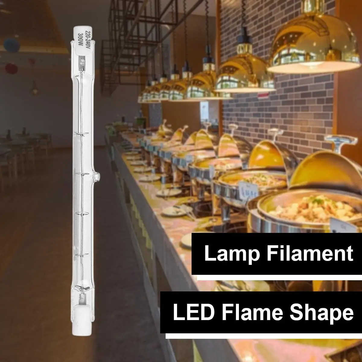 

Dimmable R7s Halogen Lamps 1500w/1000w/500w/100w/60w Led Bulbs Replacing Bulb 500w Replacement 200w Lights 220v Warm White Strip