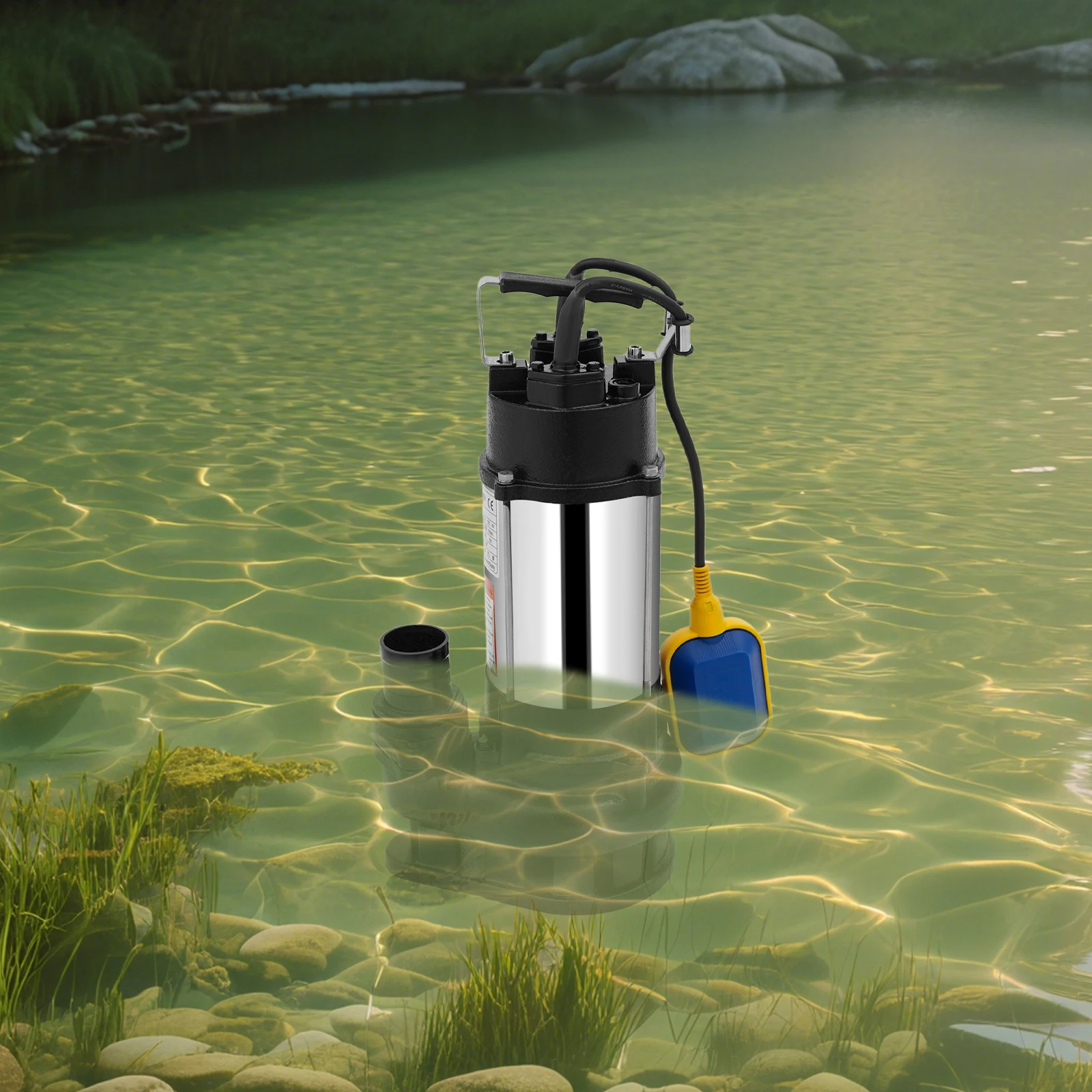 0,55 kW Tauchpumpe für Abwasserentsorgung mit automatischem Schwimmerschalter, 2-Zoll-Auslass, Industrie- und Gewerbe-Pumpe – Detail 2