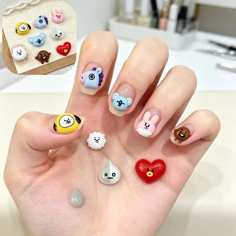 Ateez Nail Stickers 5D Kawaii Decals -AliExpress