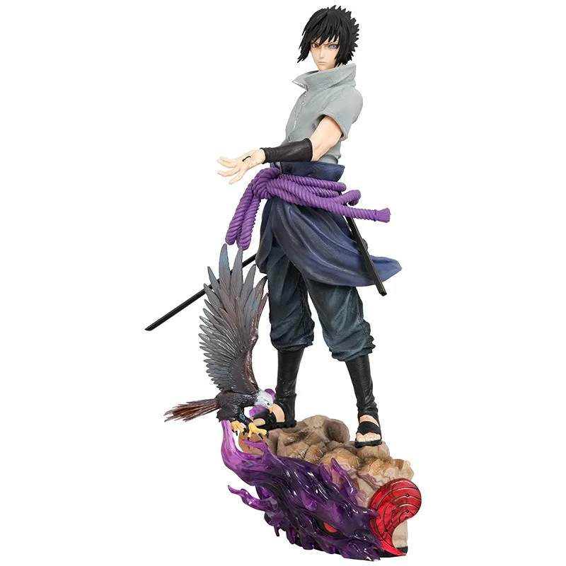 30 cm Naruto Shippuden Figurine Naruto Uzumaki Uchiha Sasuke japonais Anime PVC Figurine jouet Statue Collection modèle poupée