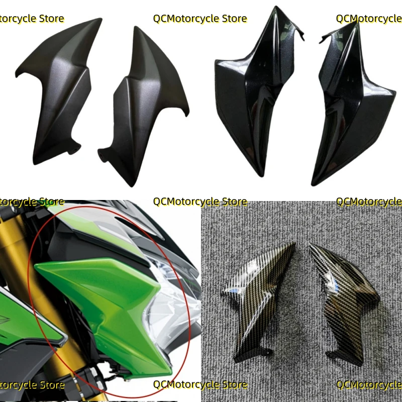 

Motorcycle Front Side Nose Cover Headlight Headlamp Panel Fairing Cowl Fit For KAWASAKI Z 900 ZR900 Z900 2020 2021 2022-2024