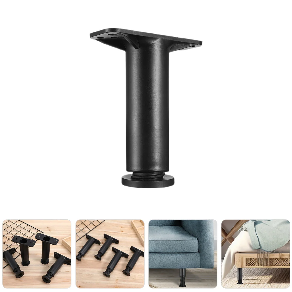 

6pcs Replacement Leg Support Multifunctional Furniture Legs Sturdy Pvc Table Leg For Dining Table Bed Cabinet Household Height