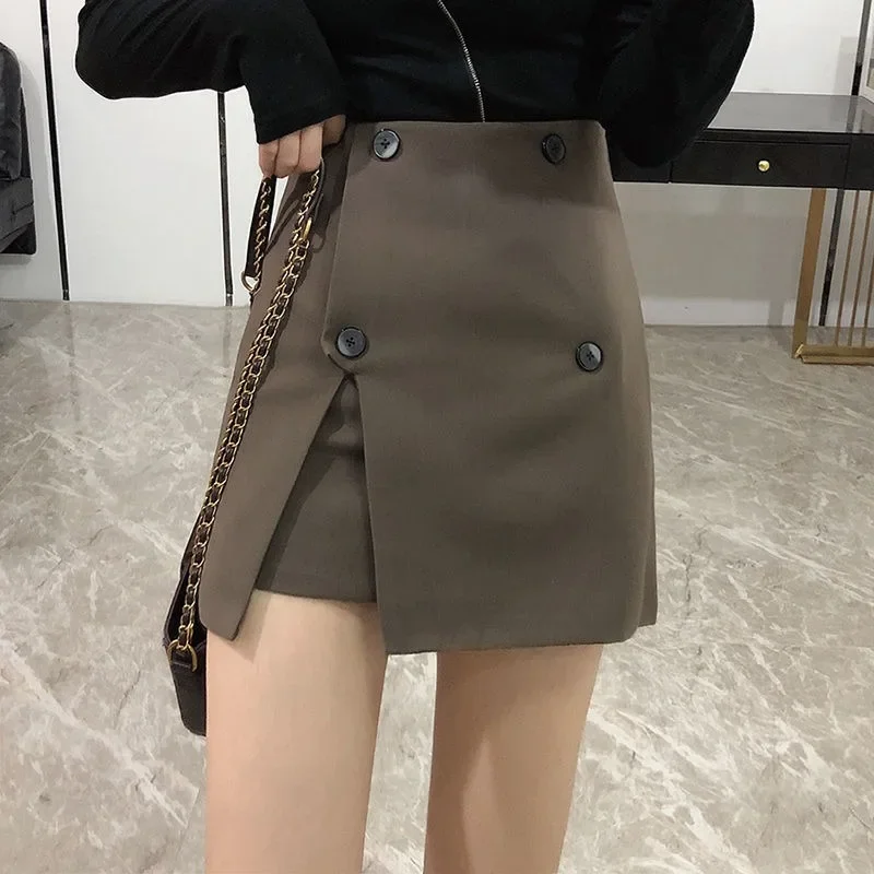 Women's Skirt Tight Stylish Female Skirts Korean Style Wrap Vintage Clothing Trend 2024 Long Offer Aesthetic Hot V A Line Sales