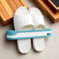 Multifunctional Foldable Waterproof Bathroom Wall Shoe Rack Slipper Organizer Folding Storage Essential for Home Bathroom