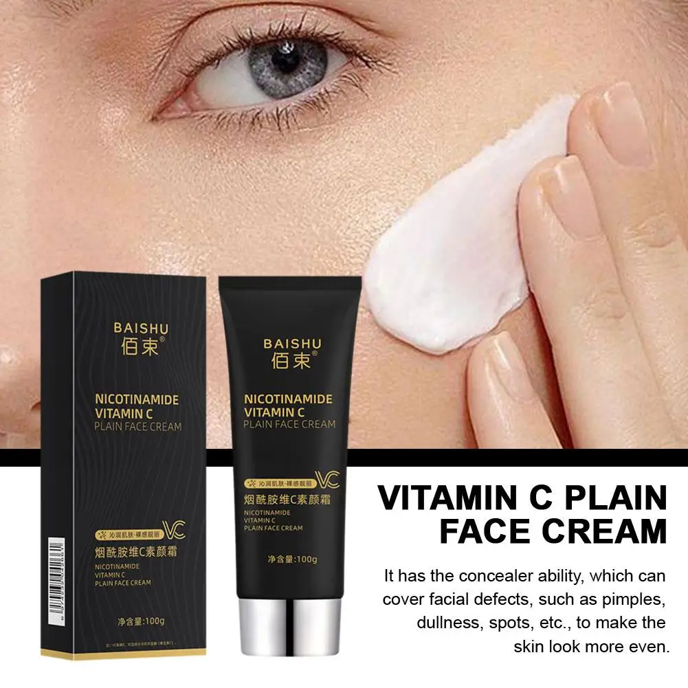 Nude Makeup Brightening Cream Natural Non-Sticky Moisturizing Refreshing Cream Nicotinamide Concealer Moisturizing Brighten U2Y1