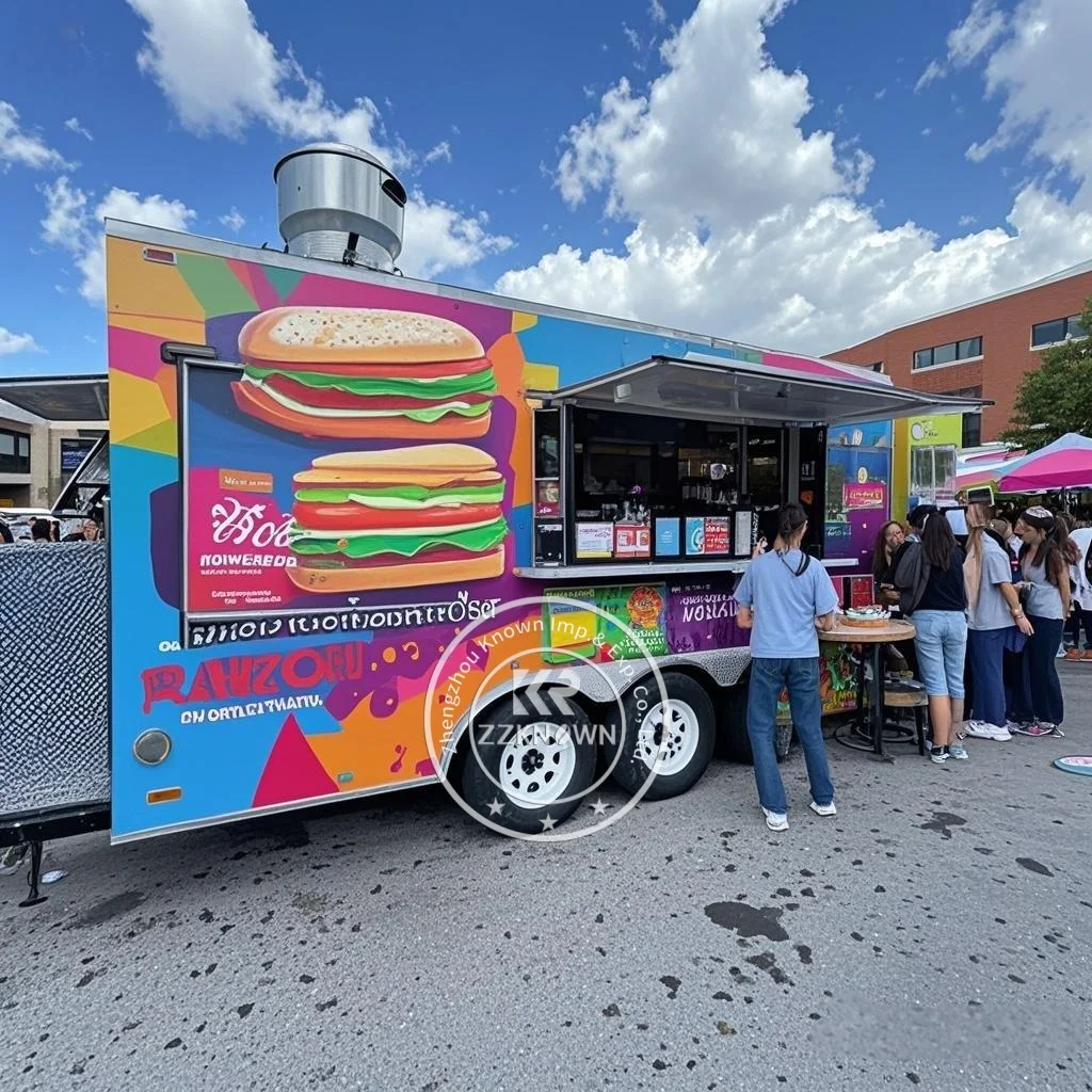 

2025 Mobile Bar Trailer Shop Supplier Container Coffee Shop Cafe for Events and Markets Outdoor Camping