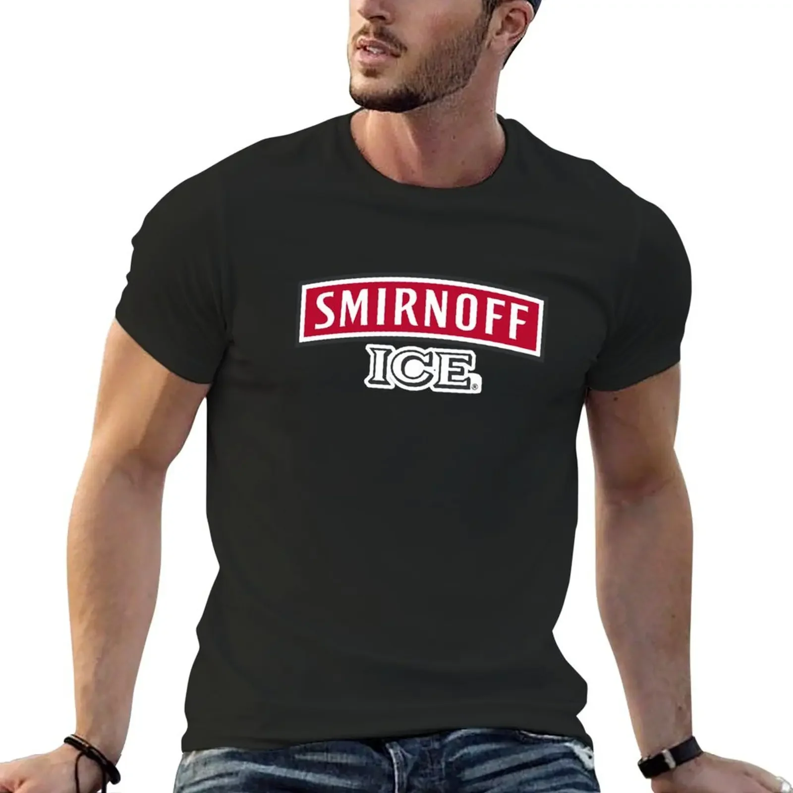 

Smirnoff Ice Logo T-Shirt anime stuff man clothes tee shirts for men