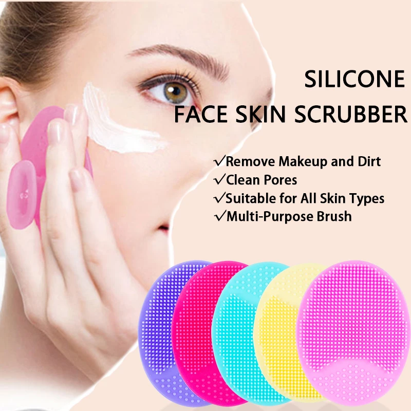 

Face Skin Care Products Silicone Facial Cleanser Face Scrubber Exfoliating Spa Massager Cleaning Brush Skincare Accesorios