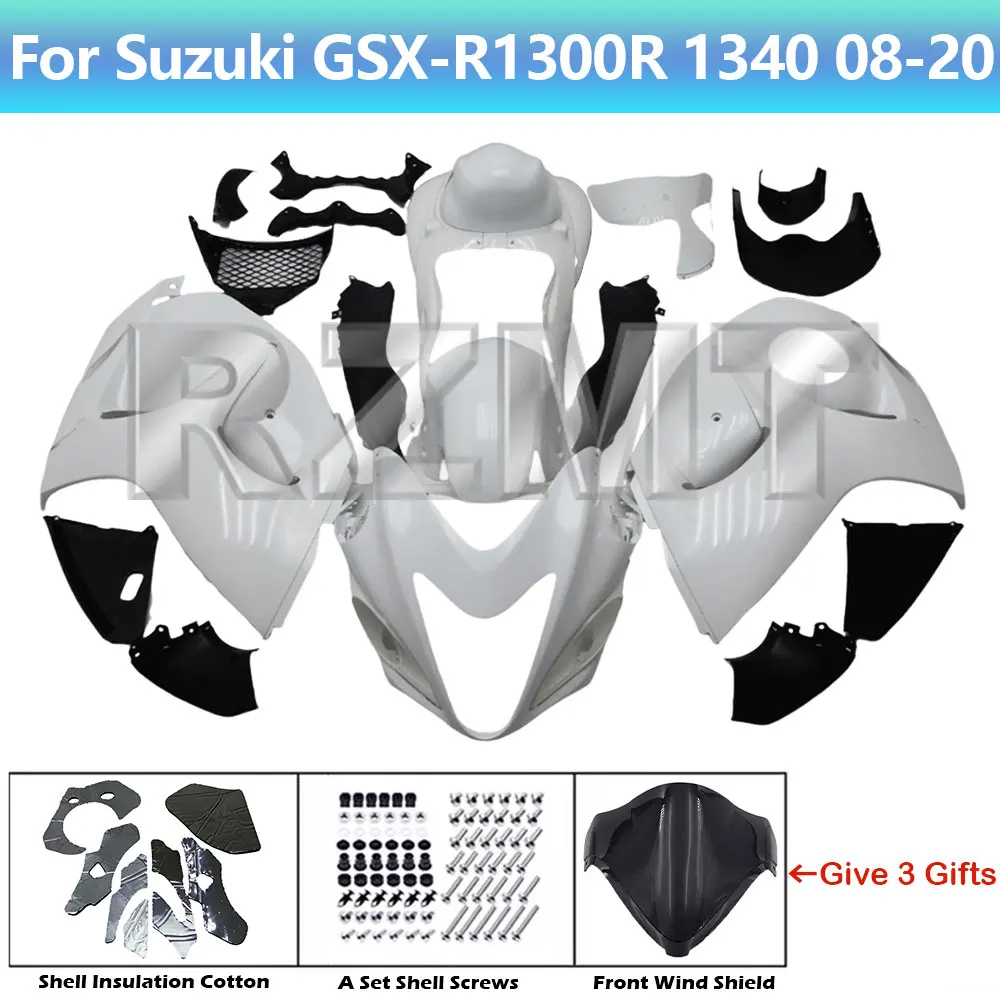 Motorcycle Fairing Set Hayabusa Gen 2 For Suzuki GSX-R1300R 1340 2008-2020 Unpainted Fairing Bodywork Components Pack