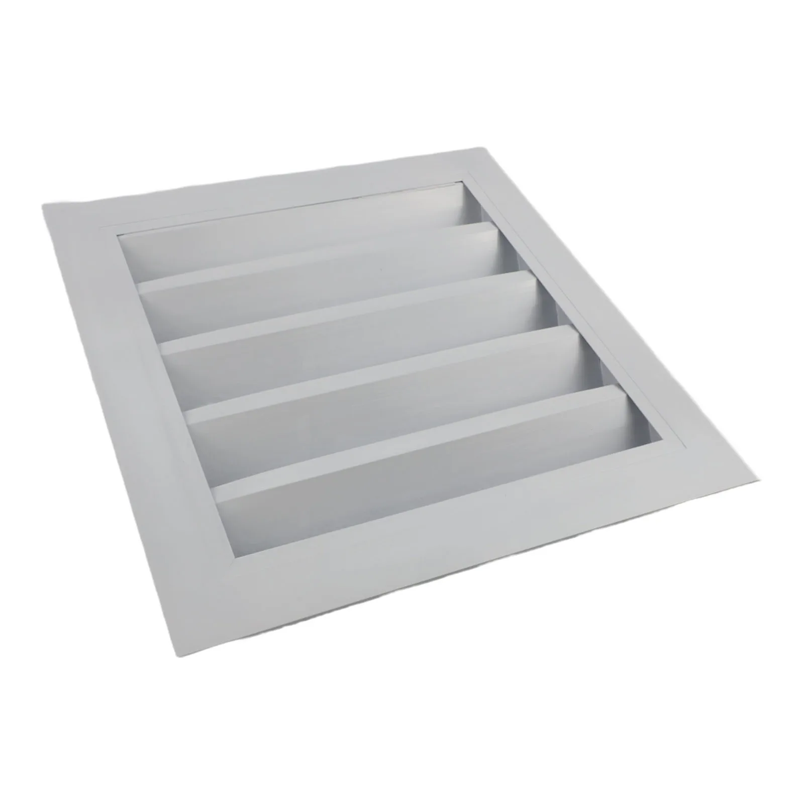 Air Vent Grille Aluminum Louvers Easy To Clean Galvanized Iron Material Multiple Size Options Aluminum Alloy Frame