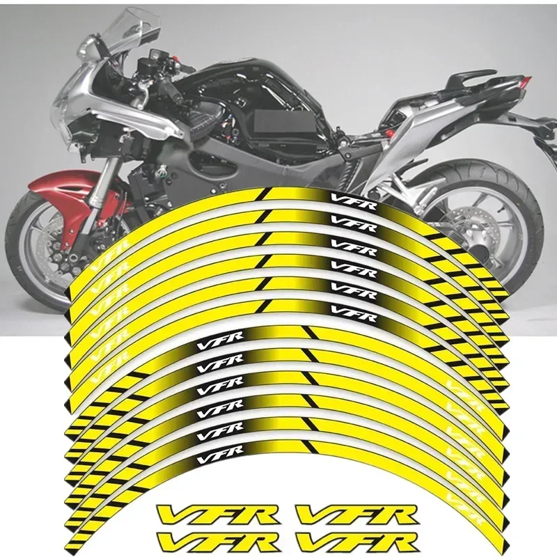 For Honda VFR VFR750 VFR800 VFR1200 VFR1200F Moto Parts Contour Wheel Decoration Decal Sticker