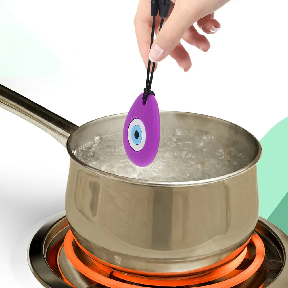 

2Pcs Baby Silicone Teething Necklaces Practical Safe Chewable Pendants Lightweight Sensory Molar Supplies Teething Pendants