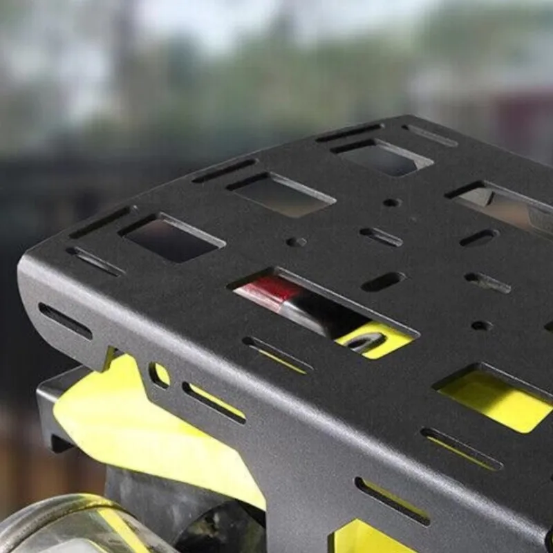 

2025 For Suzuki dr650 1990-2026 2024 Motorcycles Aluminium Rear Seat Covering Plate Rack Pillion Luggage Rails Para Accessories