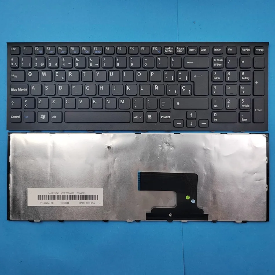 

Spanish Laptop Keyboard For Sony VPC-EE VPCEE VPCEE21 VPCEE21FX VPCEE22 VPCEE22FX VPCEE28 VPCEE28FX VPCEE29 Series SP Layout